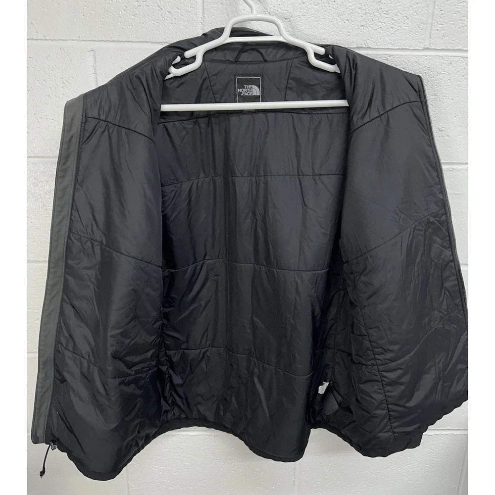The North Favlce Primaloft Insulated Full Zip Coat / Black & Gray / Men's XL - Picture 7 of 11